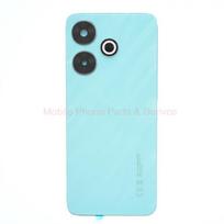 For Xiaomi Redmi 13 2404ARN45A, 24040RN64Y Back Housing Battery Rear Cover Back Glass Lid Chassis Door With Camera Lens vandenyno mėlyna spalva