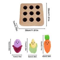 Carrot Dog Toy Feeding Plush Relief Slow Feeder Puppy Carrot Toys With Carrots For Pet Puppy Kitten Small Medium Large Boredom