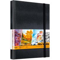 Ohuhu Eskizų knyga Mix Media Piešimo popierius 78 lapai 200 gsm Vidutinio grūdėtumo Akriliniai dažai Akvarelė Tinka vaikams Suaugusiems Spalvoti Spalvoti pieštukai balta