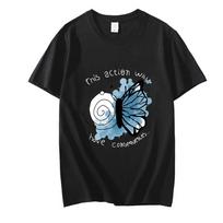 Game Life Is Strange Butterfly T-shirt Summer Men's and Women's Cotton Clothing Breathable Short Sleeve Top S