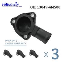 3PCS OE#: 902-5066 Engine Coolant Thermostat Housing For Nissan Almera Sentra 1.8L Inlet-water 2001-05 130494M500 13049-4M500 Plastic