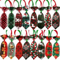 50/100pcs Handmade Bulk Pet Dog Bow Tie Christmas Dogs Pet Accessories Cute Puppy Dog Bowties Dog Grooming Product Pet Supplies (as the picture,50pcs)