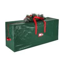 Easy Carry Waterproof Christmas Tree Bag 165.1*38.1*76.2CM Large Size Storage Bag Durable Holiday Organizer Decoration Keep žalia