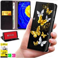 Etui Typu Portfel Do Motorola Edge 70 - Pokrowiec Bluemoon Nadruk + Szkło 9H