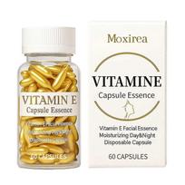 Veido serumo kapsulės su vitaminu E (60 vnt.) - Lengvas drėkinantis veido serumas, greitai įsigeriantis, skirtas sausai odai, gerina odos elastingumą 60pcs