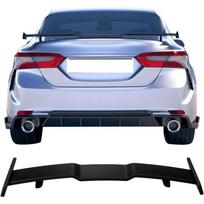 Matės Juodos Spalvos Gruntas ABS Galinio Bagažinės Dangčio Spoileris Sparnas 20182025 Toyota Camry 4 Durų Sedanas Suderinamas su Transporto Priemonės Stiliaus Patobulinimu United States