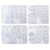 Feb.Geometric Earring Pendant Silicon Mold Star-Shaped Mixed Style Hanging Ring Mold DIY Decoration Jewelry Making balta