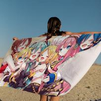 K-Kagamine-Len Microfiber Printed Beach Towel Mountain Climbing Yoga Beach Swimming Running Absorbent Soft Towel Cotton 30x30cm