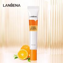 LANBENA VC akių serumas 20 g maitinamasis ir drėkinamasis akių esencija nuo raukšlių 20g white