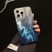 Applicable To IPhone16 Laser Foxtail Mobile Phone Case Apple 15 ProMax Gradient 14 Anti-fall 13 Protection Case iPhone16