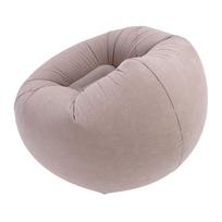 Inflatable Lounge Chair Portable Sofa Couch for Living Room Bedroom Balcony Reading Room Gray