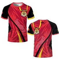 Belgijos Vėliavos Spaudinio Marškinėliai Vyriški Belgijos Herbo Grafika Kvėpuojanti Greitai Džiūstanti Futbolo Marškinėliai Vyriški Moteriški Laisvalaikio Streetwear 4XL
