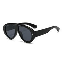 Oversized Vintage Big Frame Pilot Sunglasses Women For Men Luxury Brand Designer Sun Glasses Punk Popular Outdoor Shades UV400