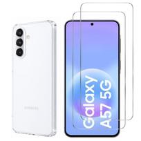 Case for Samsung Galaxy A57 5G and 2 Tempered Glass Screen Protectors Phonillico®