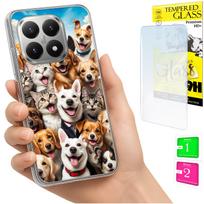 Etui Do Xiaomi 15T Obudowa Foto Case Plecki Grafika Pieski + Szkło 9H