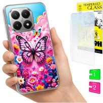 Etui Do Xiaomi 15T Obudowa Foto Case Plecki Grafika Motyl + Szkło 9H