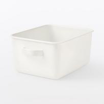 MUJI Enamel Storage Container with Selectable Extra Deep 19cm x x 76045878 Lid, Type/with Handle, Approx. (W) 23.5cm (D) 11.5cm (H) (excluding