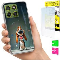 Etui Do Motorola Edge 70 Obudowa Foto Case Plecki Grafika Piesek + Szkło