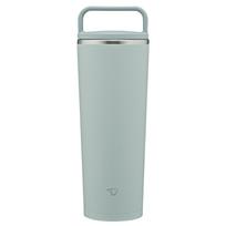 Zojirushi Water Bottle Carry Tumbler 400ml Handle Dishwasher Safe Seamless Lid Only 2 Cleaning Parts Ash Green [Portable Tumbler] SX-JS40-GM