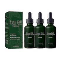 3pcs Stem Cell Collagen Peptide Drops Anti-Aging Lift Firm Sagging Skin Reduce Wrinkles