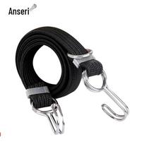 Ansairui Elastic Bungee Cord with Hooks juoda spalva