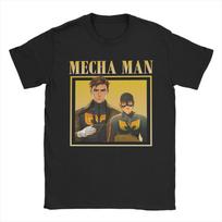 Printed Mecha Man Robert Dispatch Game T Shirt for Men Women  100% Cotton Tee Shirt Short Sleeve Clothes S įvairiaspalvis
