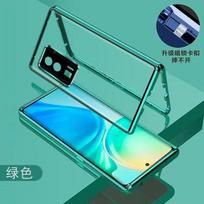 360 Full Cover For Poco F5 Pro Case Double Sided Magnetic Adsorption Glass Protection Phone Case For Redmi K60 K60Pro 5G Bumper For Poco F5 Pro žalia