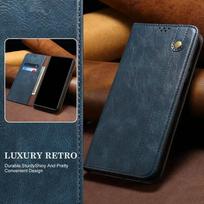 Honor Magic 6 Pro 5 Lite 5G Protective Case Texture Leather Wallet Card Holder for Honor Magic6 Lite Case Phone Magic5 Pro Funda Honor Magic 6 mėlyna