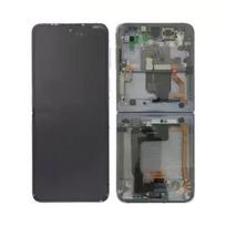 Écran LCD + vitre tactile - SAMSUNG - Galaxy Z Flip4 (F721B) - Assemblé sur châssis - Bleu - Original mėlyna