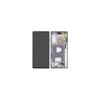 Écran OLED + vitre tactile - SAMSUNG - Galaxy Note20 (N981/N980) - avec châssis - Gris - Compatible 5G pilka