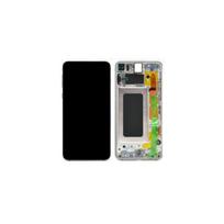 Écran LCD - SAMSUNG - Galaxy S10e G970 - Vitre tactile avec châssis - Blanc - Reconditionné