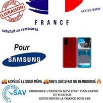 Vitre arrière (cache batterie) - SAMSUNG - Galaxy S20 Plus (G986/G985) - Rouge - Original - GH82-21634G raudona