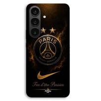 Case For Samsung Galaxy S26 Plus PSG double champion et fier, black and gold Maniacase juoda