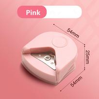 Mini Rounders Paper Puncher Scrapbooking R4 Sharp Corner Trimming Card Photo Cutter Supplies Cortador De Papel Corner Trimmer rožinė