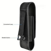 1pcs Tactical Flashlight Pouch Molle LED Torch Holster Bag Outdoor Work Hunting Camping Hiking Multitools Folding Knife Holder juoda
