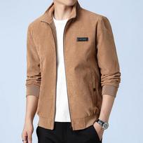 Corduroy Simple Joker rudens striukė Jaunatviškas retro vyriškas laisvalaikio paltas XXXXXL