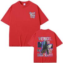 Game Devil May Cry Vergil T-shirt Summer Men Women Soft Cotton T Shirts Male Gothic Oversized Streetwear Unsiex Casual Tshirt S