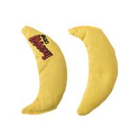 Catnip Banana Toy For Cats Canvas Interactive Kicker Chew Bite Resistant Durable Stuffed Self Play Stress Relief For Indoor Cats