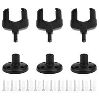 3PCS Black Guitar Wall Hooks ABS Guitar Hangers Premium Guitar Wall Hanger  Guitar