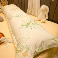 Pastoral Style Cotton Long Pillowcase 90/120/150/180cm Soft Couple Lover Double Pillow Case Cute Sleeping Pillow Cover 50x90cm