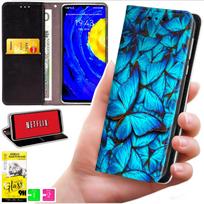 Etui Typu Portfel Do Xiaomi Redmi 15C 5G 173Mm / Poco C85 - Pokrowiec Bluemoon Nadruk + Szkło 9H