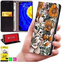 Etui Typu Portfel Do Xiaomi Redmi 15C 5G 173Mm / Poco C85 - Pokrowiec Bluemoon Nadruk + Szkło 9H