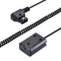 V-mount D-Tap į akumuliatorių adapterio spiralinis laidas S ony DSLR fotoaparatui