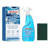 120 ml putojantis valiklis su valymo skudurėliu, nedirginantis universalus virtuvės riebalų šalinimo purškiklis Quick Easy Orkaitės valiklis blue
