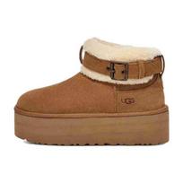 UGG Ultra Mini Belted Roller Boot Chestnut (Womens) Women Sneakers 1144041-CHE 36 brown