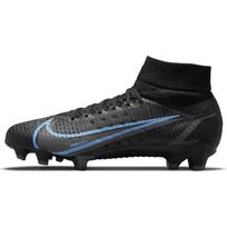 Nike Mercurial Superfly 8 Pro FG Black Photo Blue Men Sneakers Iron-Grey CV0961-004 42