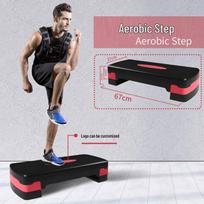 Adjustable Plastic Aerobic Fitness Step Board for Children's Dance & Exercise Non-slip Mat Only 140g, Size 72*30cm