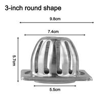 Downpipe Leaf Guard Stainless Steel Construction for Reliable Gutter Protection Round 3inch