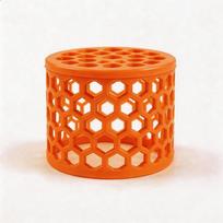 New 3D Printing Coral Reproduction Box Ornamental Aquarium Coral Transplanting Box Small Coral Mounting Tools Aquarium Use oranžinė
