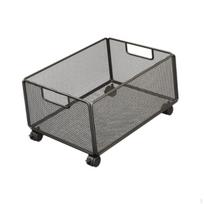 Iron Rolling Cart/under-table Storage Unit/office Organizer/book Cart with Flexible Use And Large M Widen